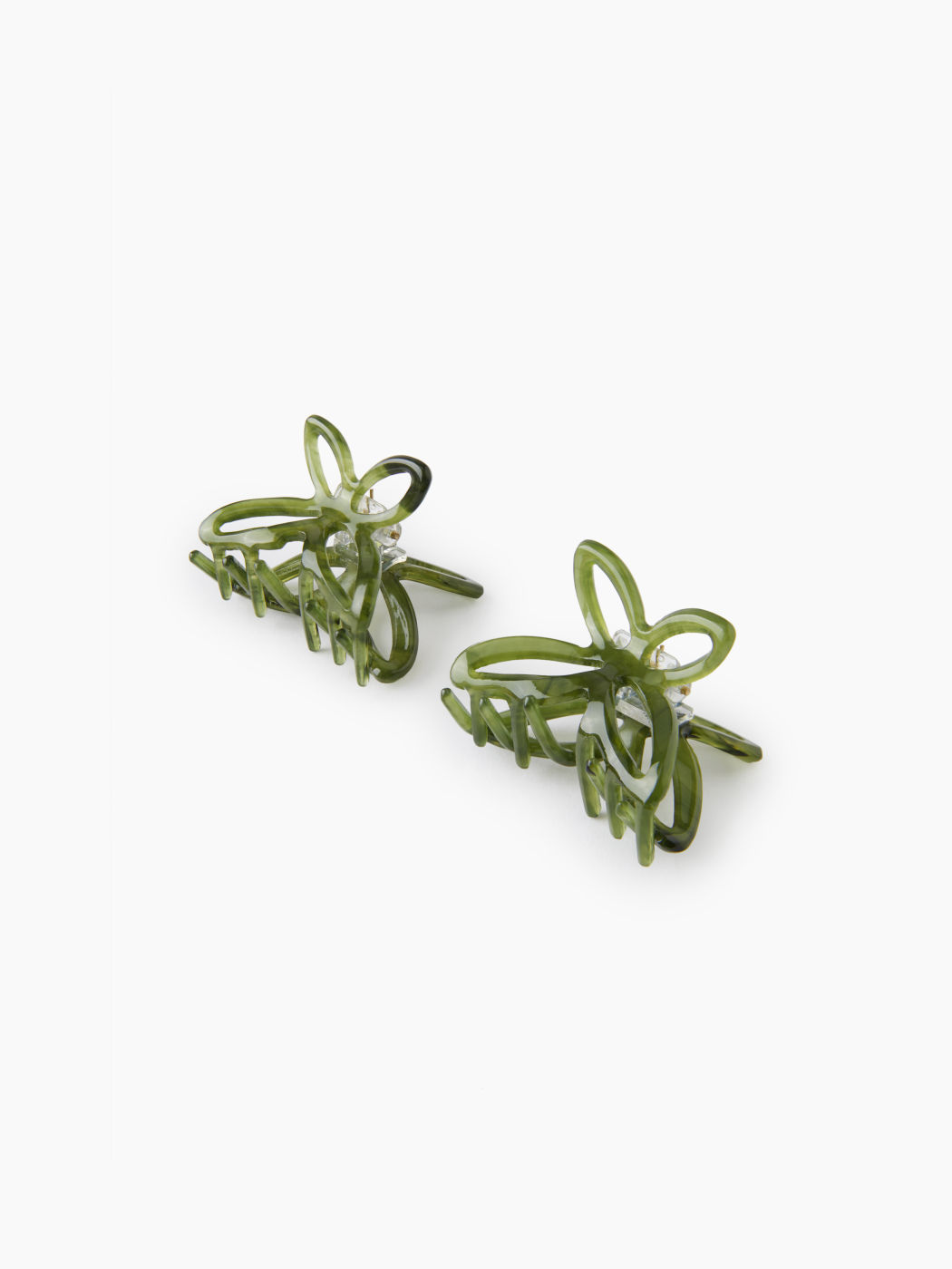 2PCS BUTTERFLY HAIR CLIPS