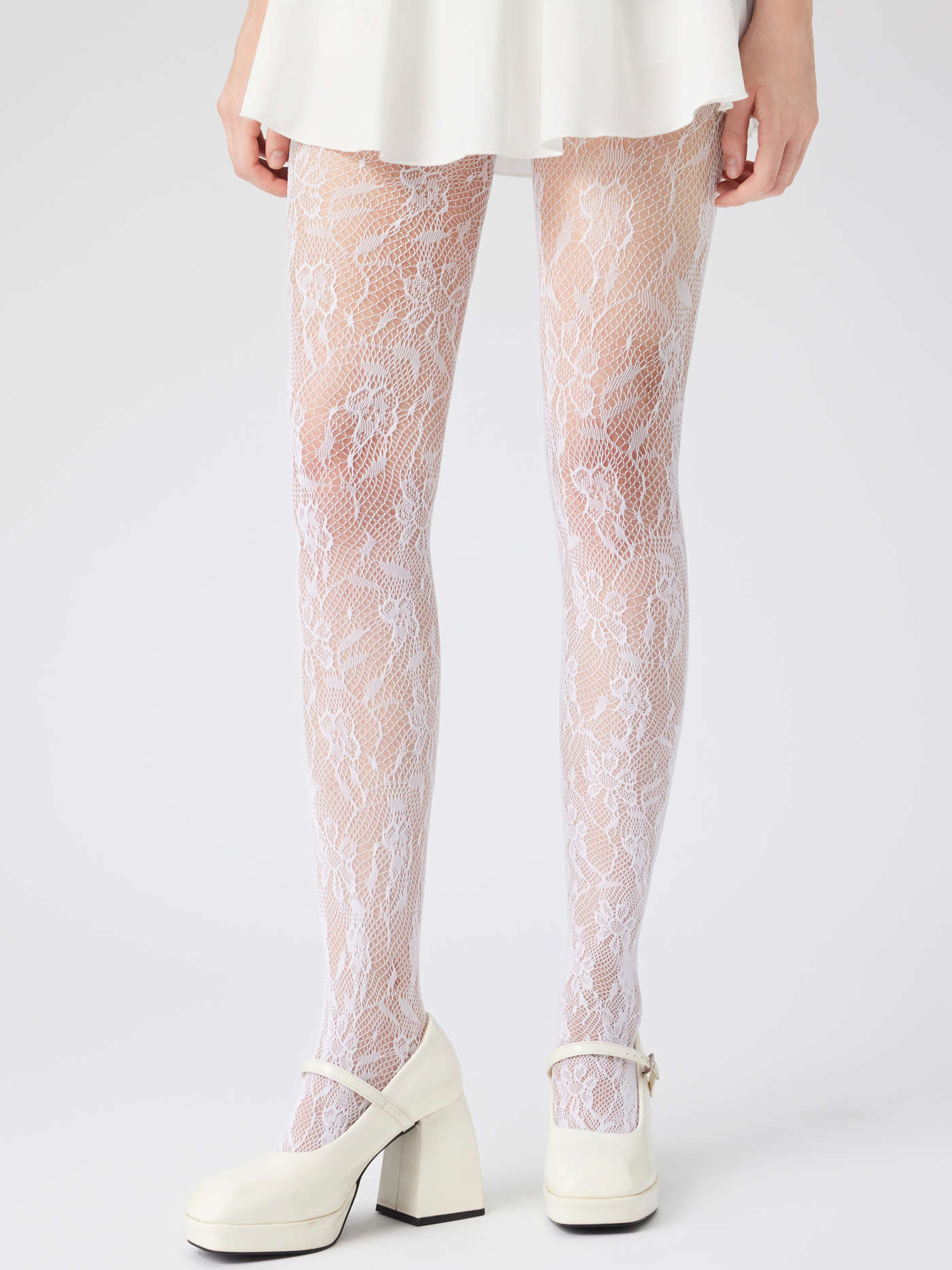 FLORAL LACE TIGHTS