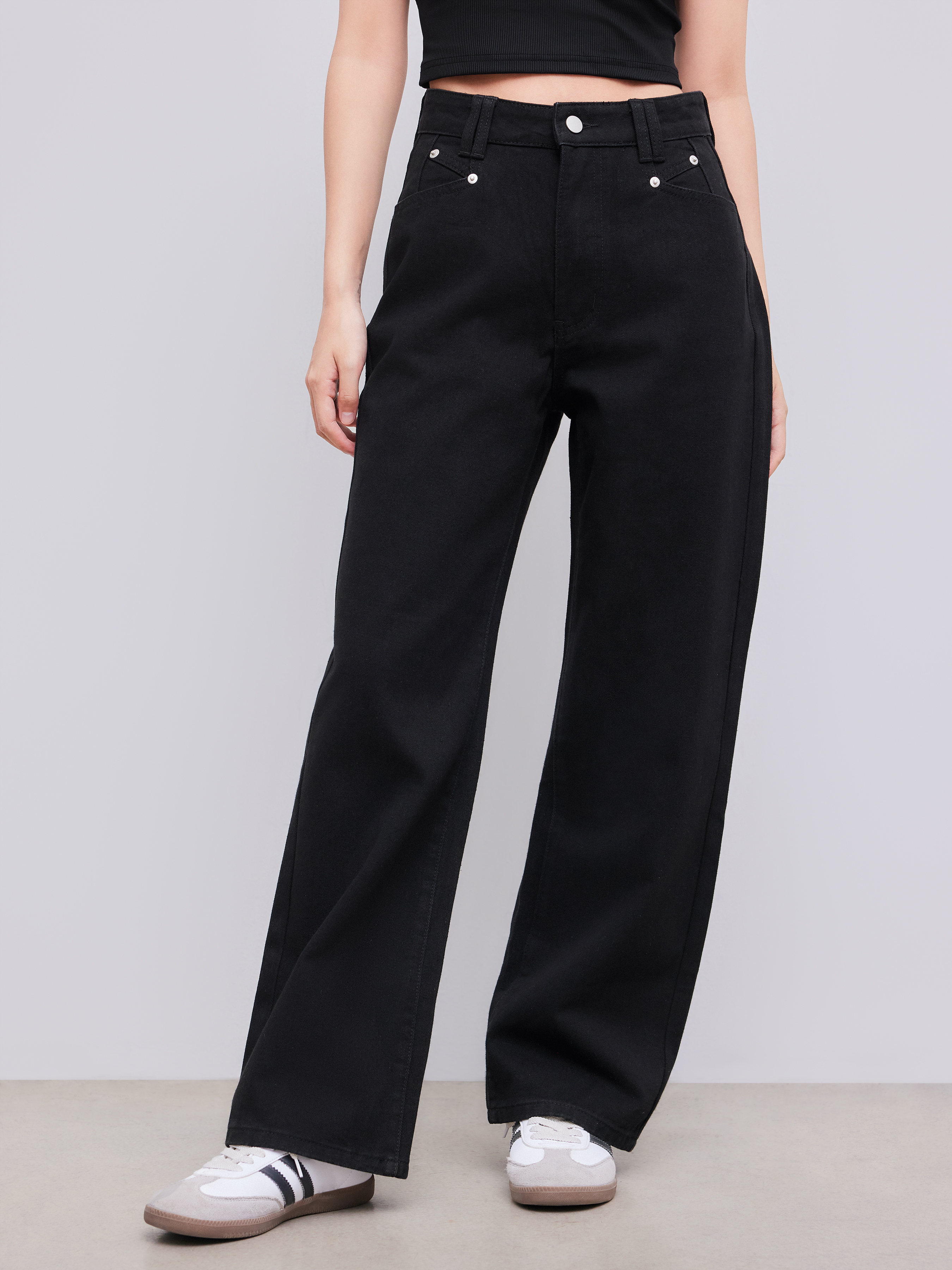 Western Outfits City Chic Denim Denim High Waist Wide Leg