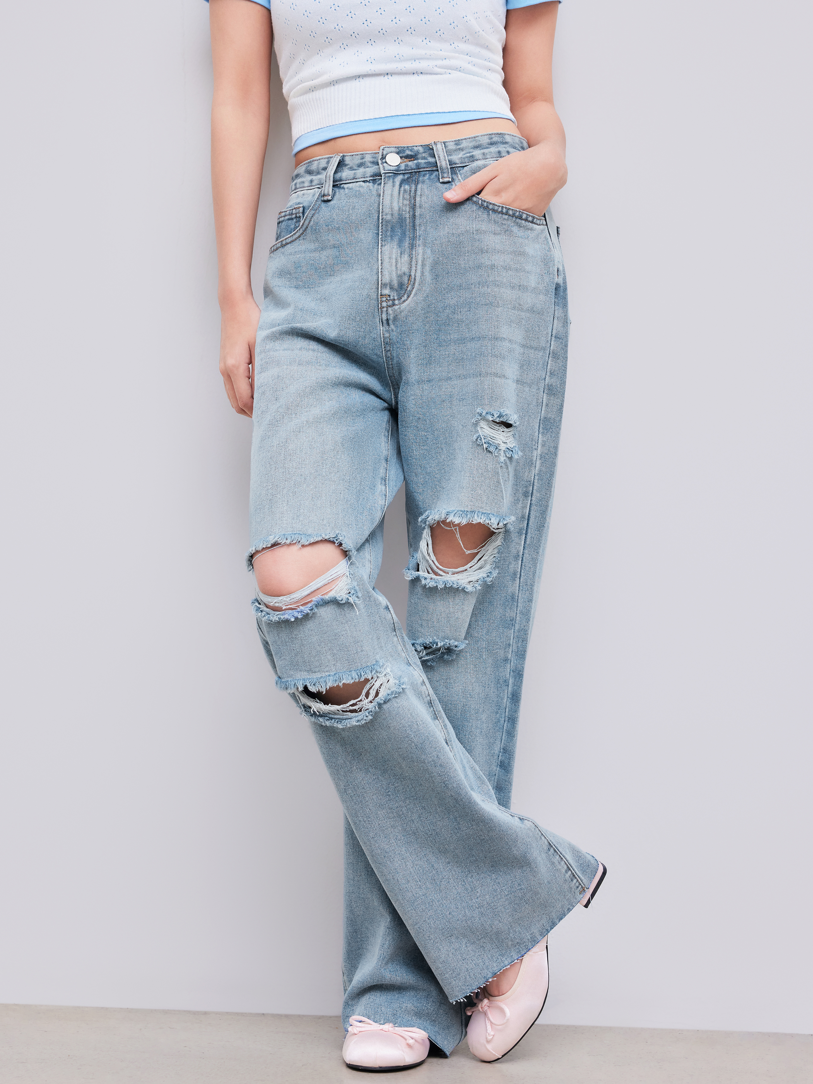 Y2K Outfits Western Outfits Straight Leg Jeans denim Denim