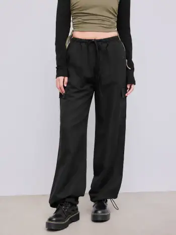 Two-Piece Rib Knit Long Sleeve Crop Top