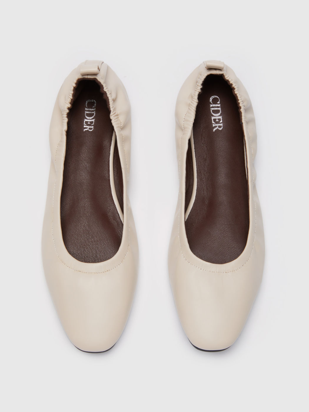 RUCHED BALLERINA FLATS