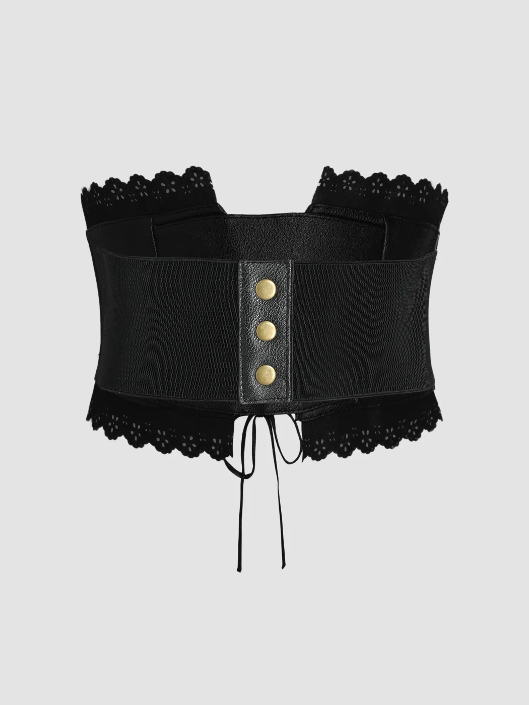 TRIMMING LACE-UP CORSET