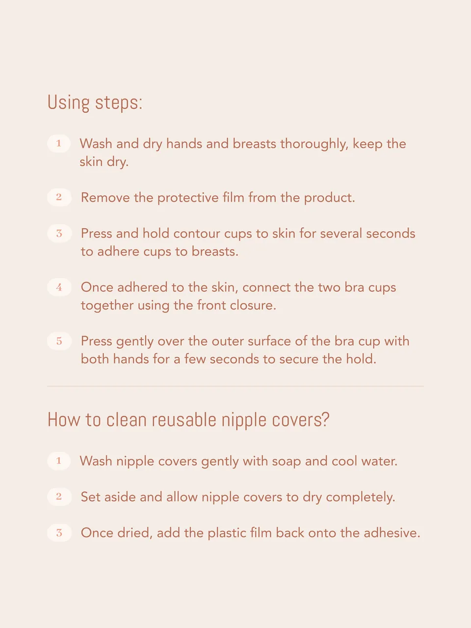 REUSABLE ADHESIVE PUSH UP NIPPLE COVER