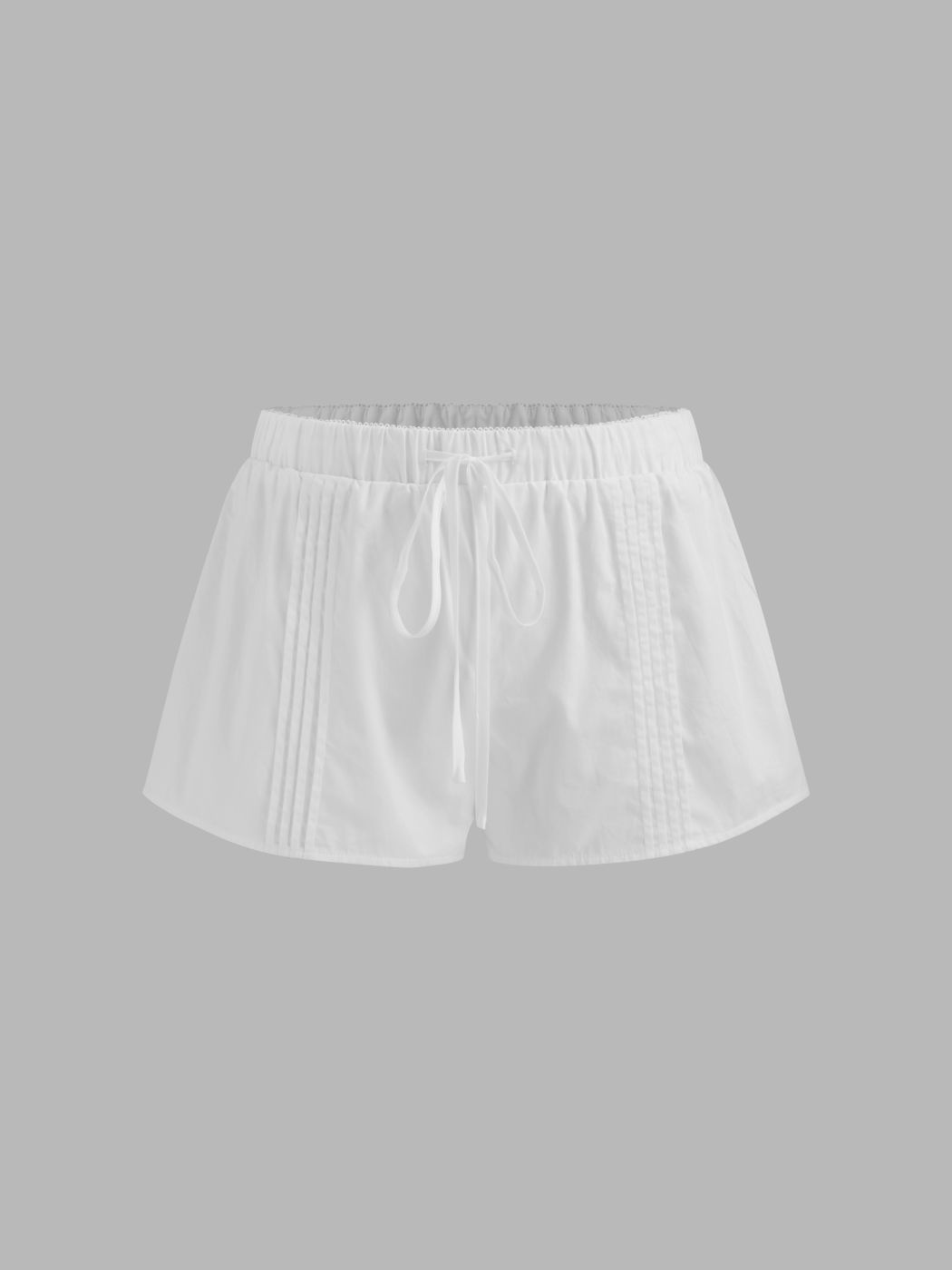 100% Baumwolle Low-Rise Einfarbige Mikro-Shorts