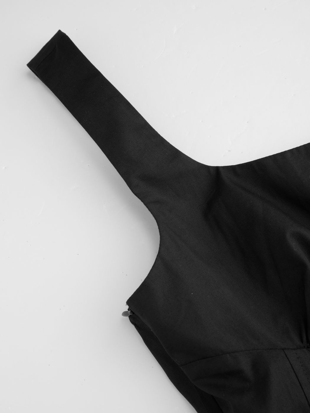 100% Cotton Square Neck Solid Ruffle Maxi Dress