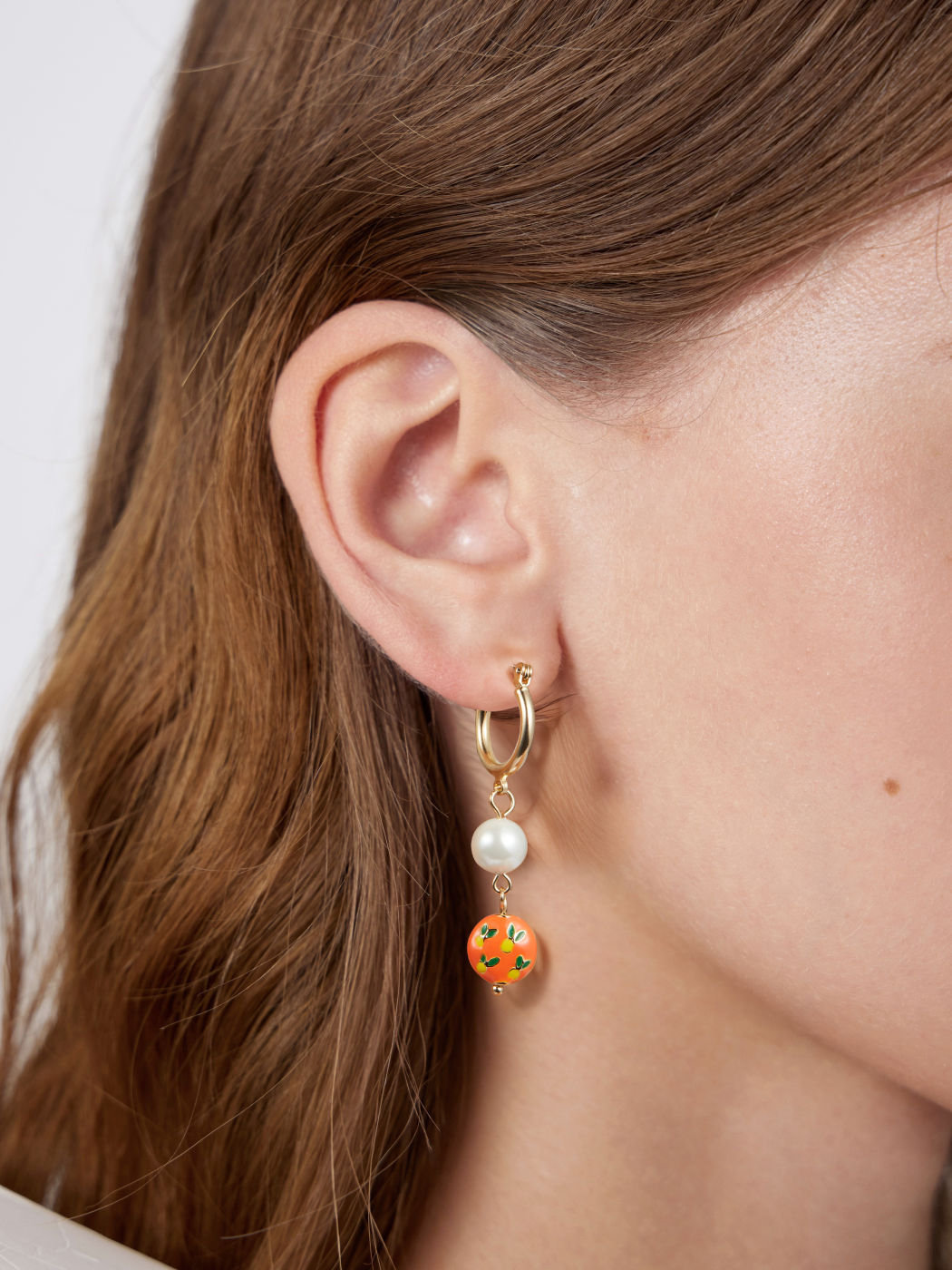 FRUIT ENAMEL DROP EARRINGS