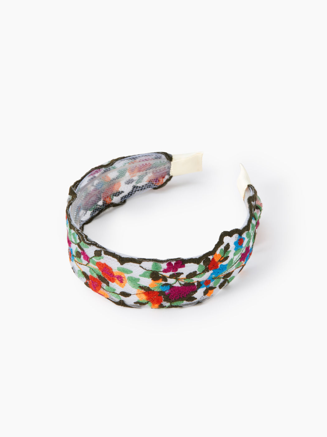 FLORAL EMBROIDERED HEADBAND