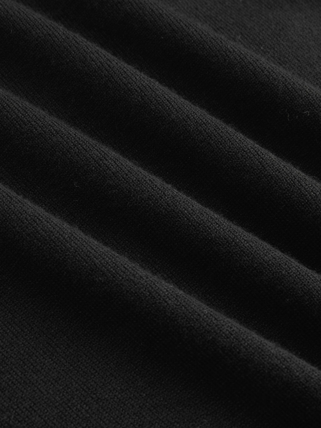 Strick-Polo mit Kontrastborten Kurzärmliges Oberteil