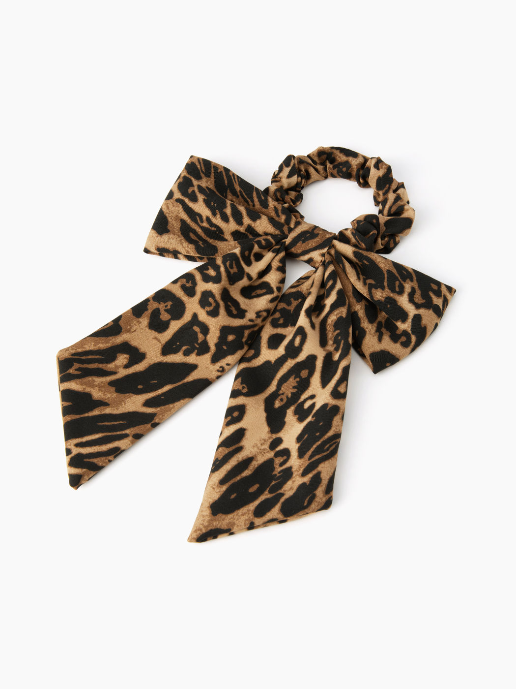 BOWKNOT LEOPARD PRINT SCRUNCHIE