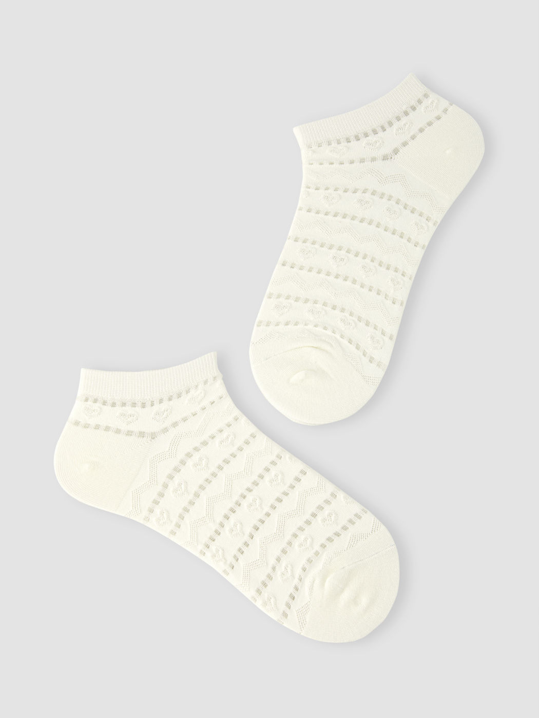 3 PAIRS HEART ANKLE SOCKS