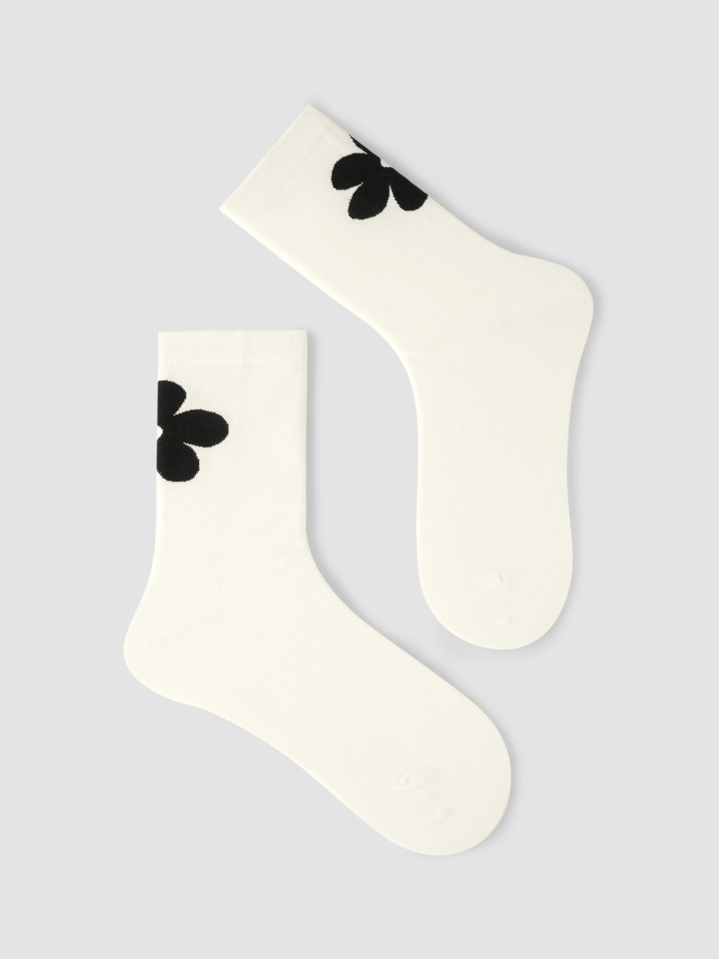 2 PAIRS FLORAL ANKLE SOCKS