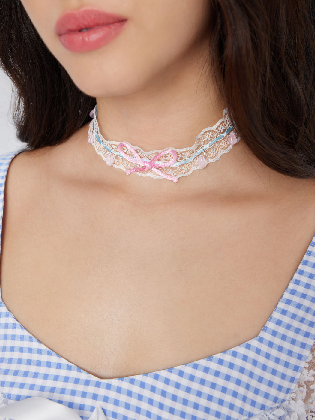 BOWKNOT LACE CHOKER