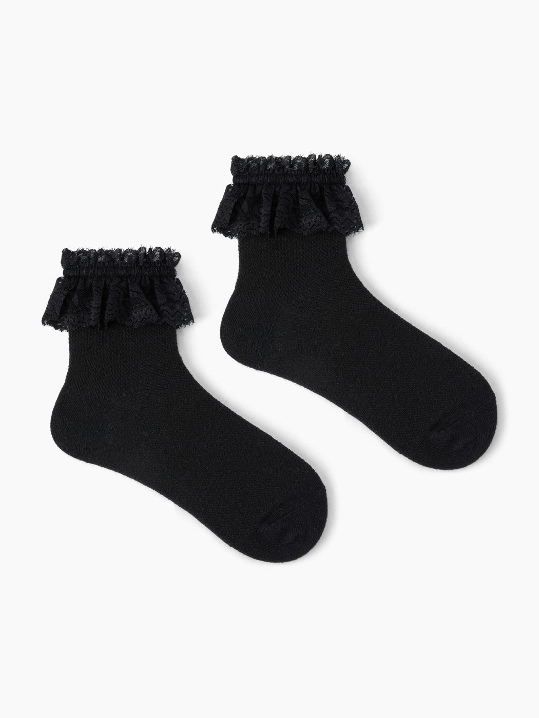 Spitzenbesatz Knöchelsocken
