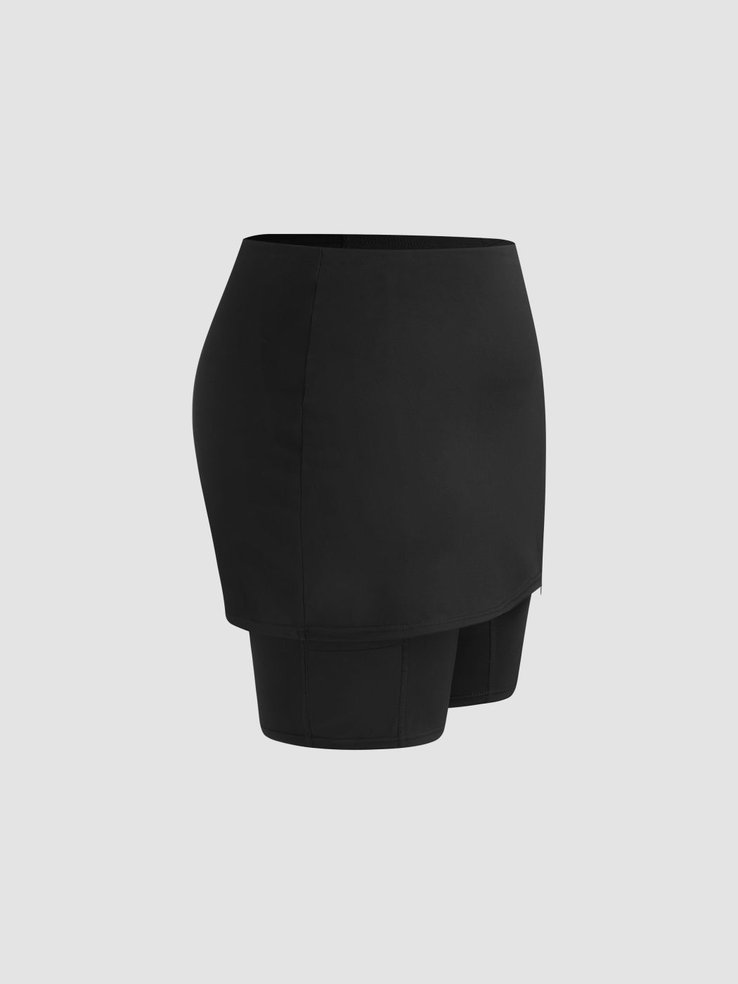 CIDERAIRY™ MID RISE ZIPPER ACTIVE SKORT CURVE & PLUS