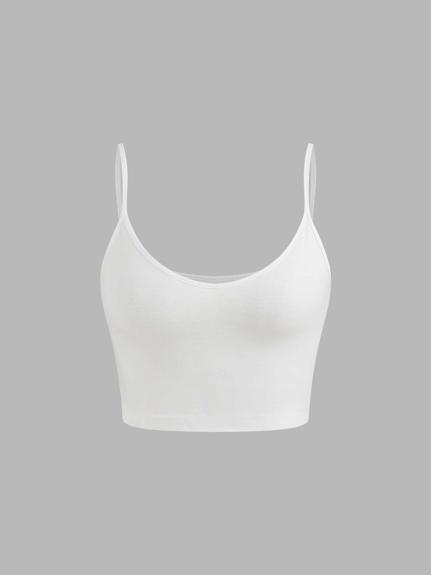 Round Neckline Solid Crop Cami Top With Mid Rise Abstract Knotted Mini Skort