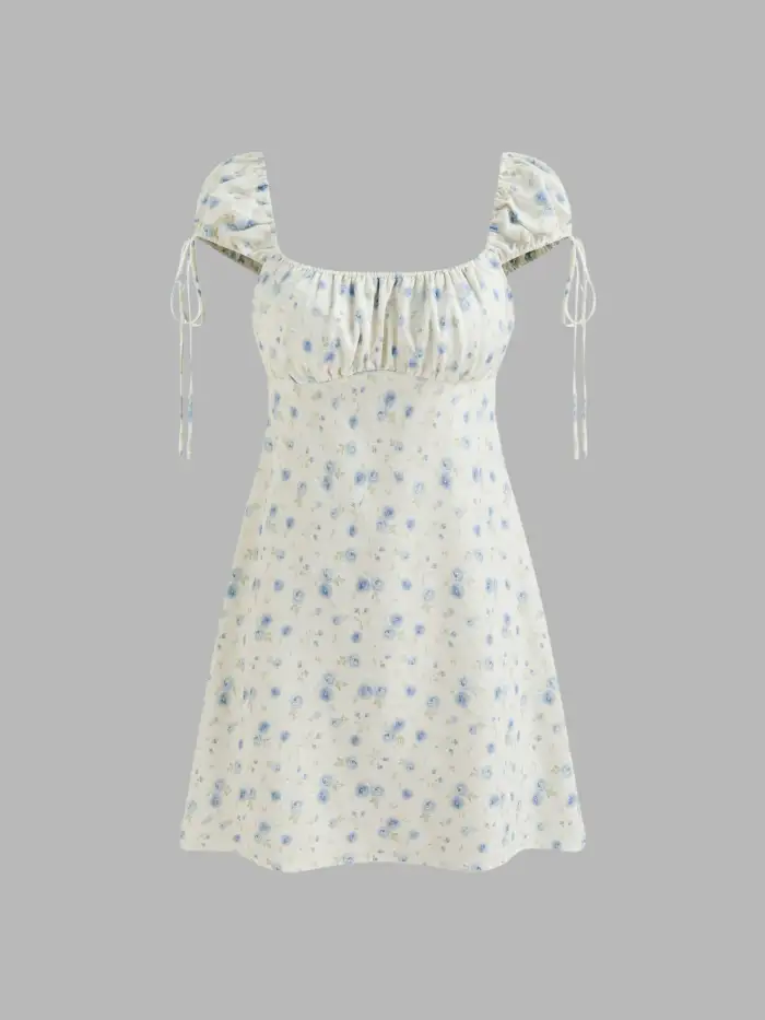 mini dress flower Side Cut-Out Flower Detail Mini Dress – Addie rose
