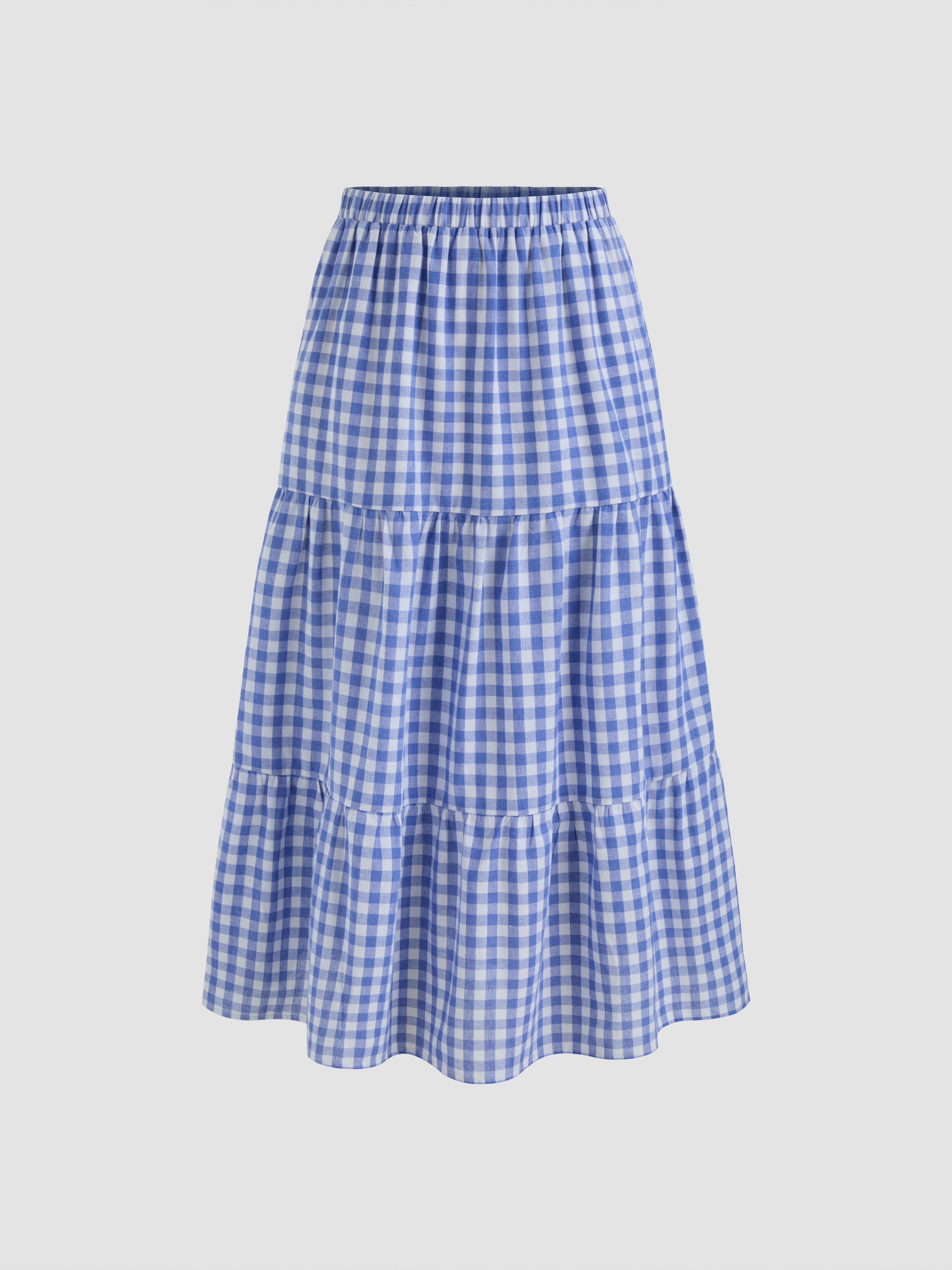 Falda Larga Con Estampado Para Mujer, Faldas De Primavera Y Verano, Para Mujer, Con Lunares, Flores, Faldas De Mujer (color: -1090-8 Rojo, Tamaño: Talla XX-grande