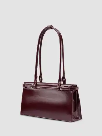 BELTED RECTANGLE SHOULDER BAG