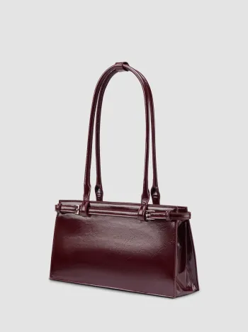 BELTED RECTANGLE SHOULDER BAG