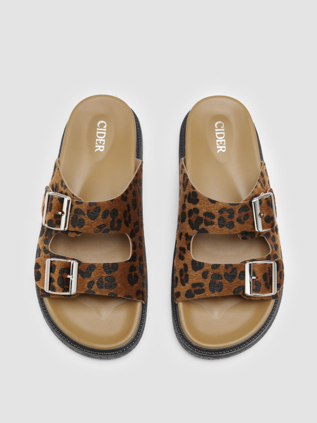 LEOPARD PRINT SLIPPERS