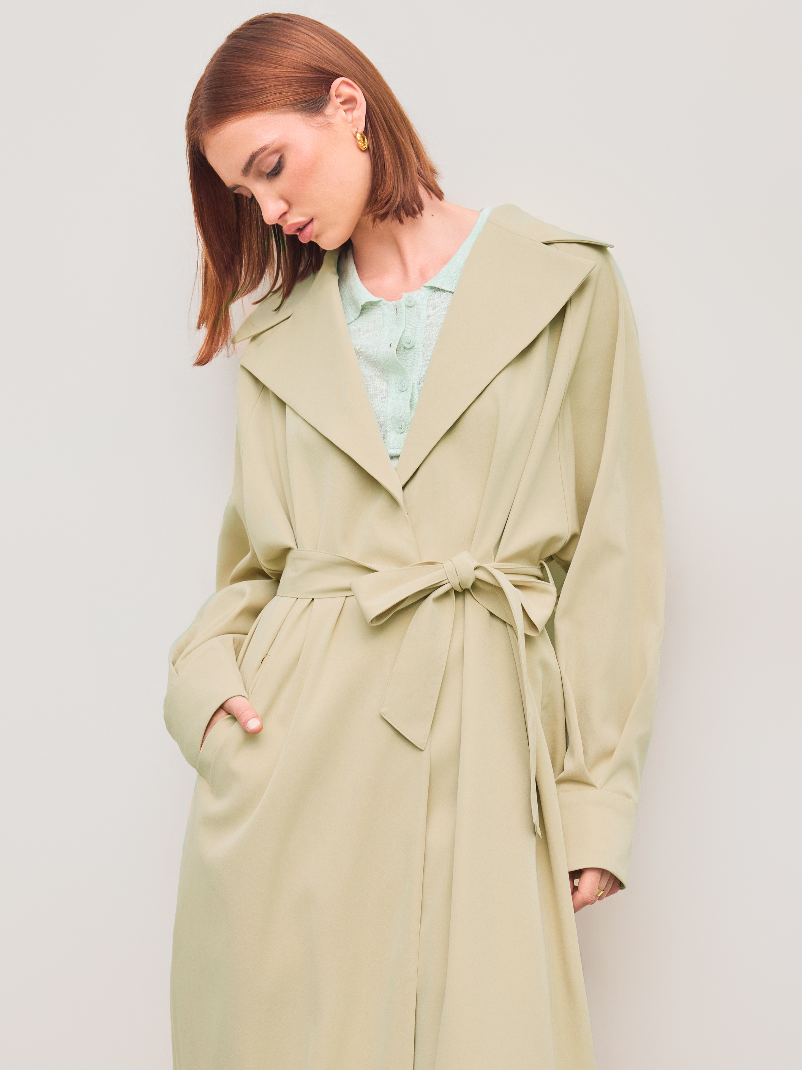Trench Coat - Cider Trench Coat - Cider