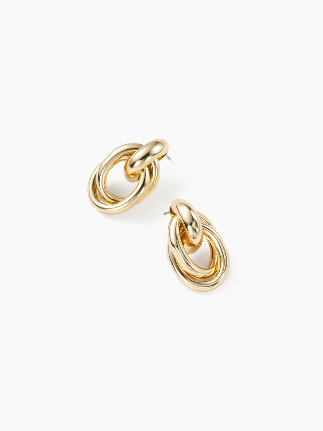 CHAIN LINK HOOP EARRINGS