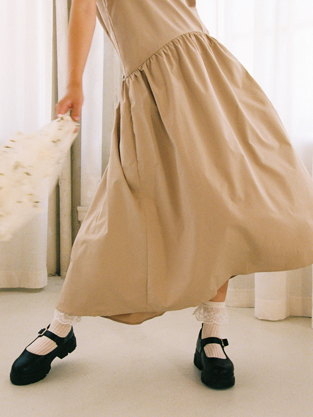 Chunky Heeled Strap Mary Jane Shoes