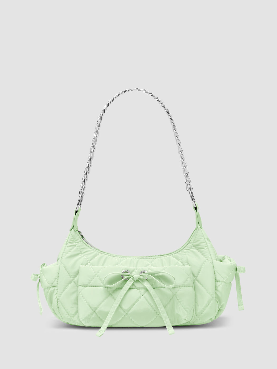 BOWKNOT QUILTED SHOULDER BAG