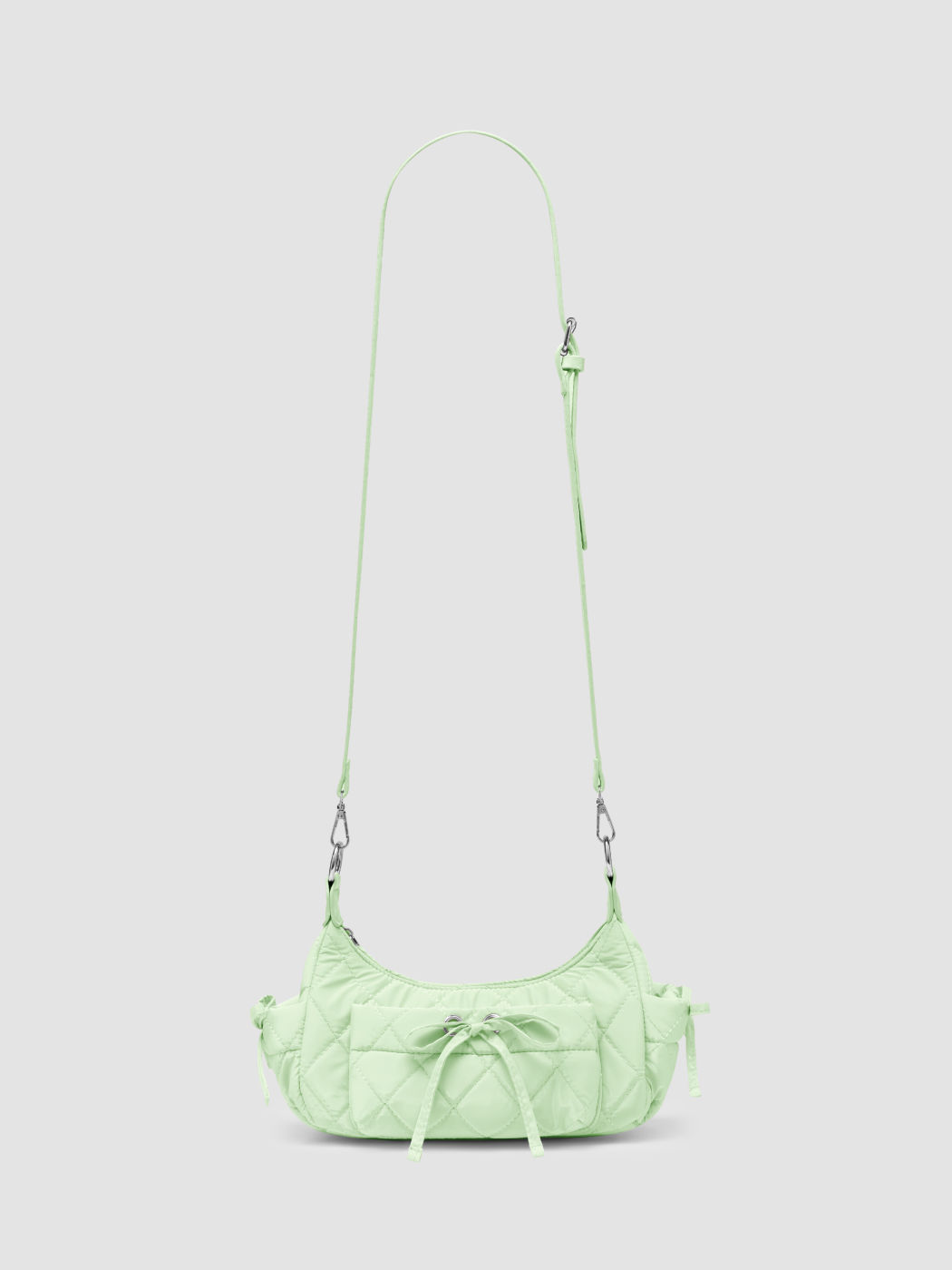 BOWKNOT QUILTED SHOULDER BAG