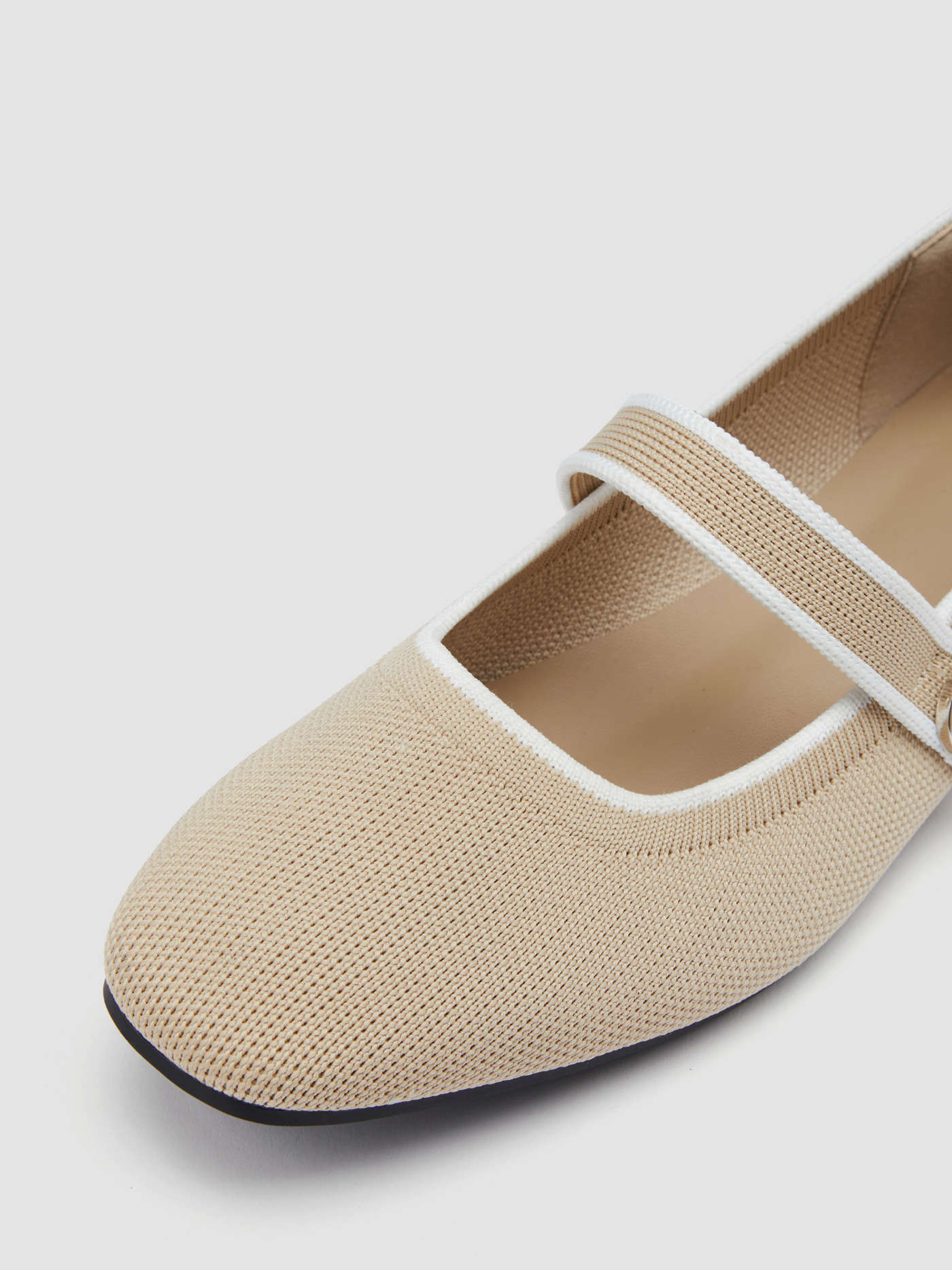Classic Faux Pearl Mary Jane Ballet Flats For Daily Casual Vacation