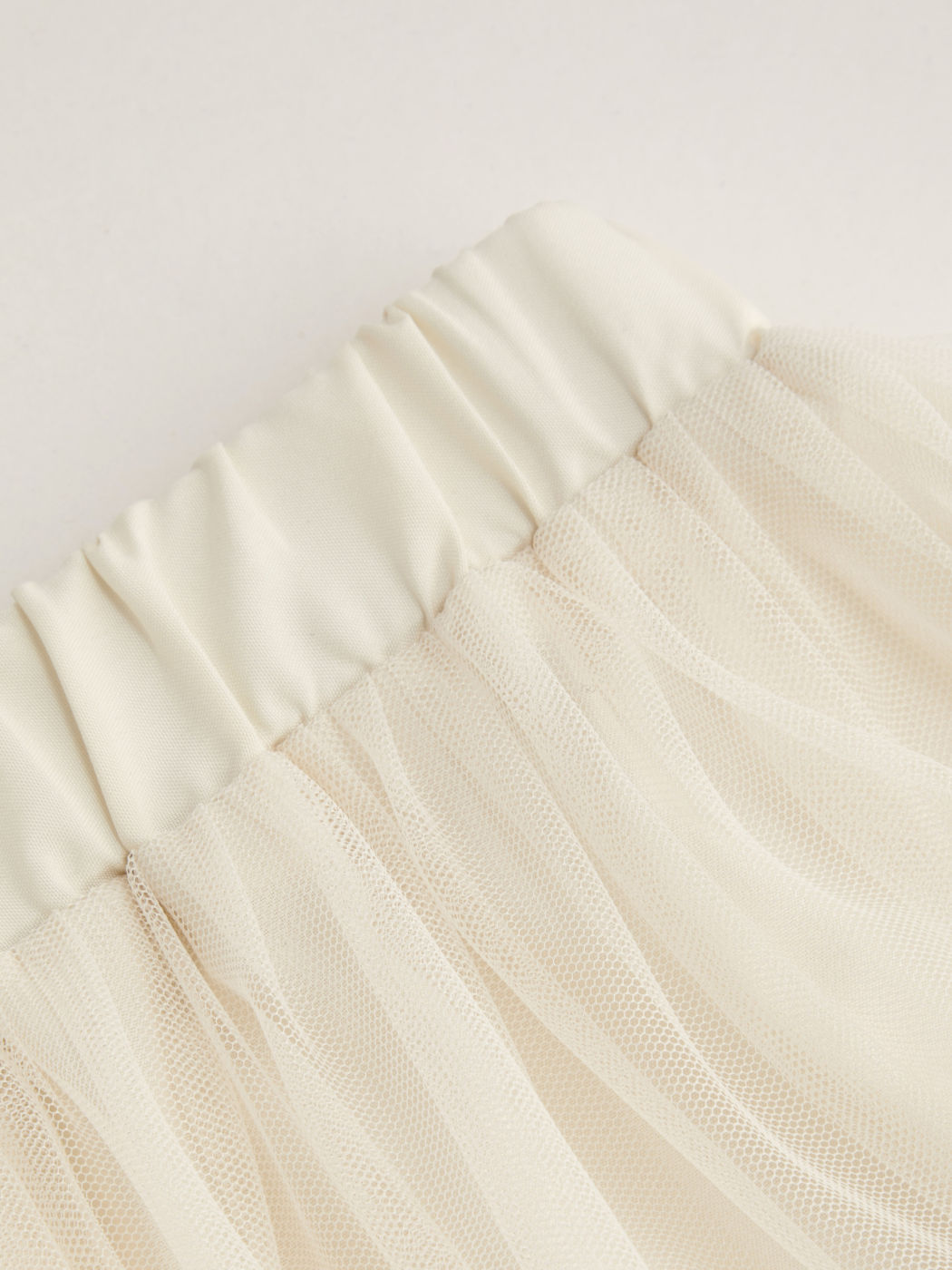 Voluminous Mesh Mid Rise Layered Tulle Ruffle Hem Solid Maxi Skirt Curve & Plus