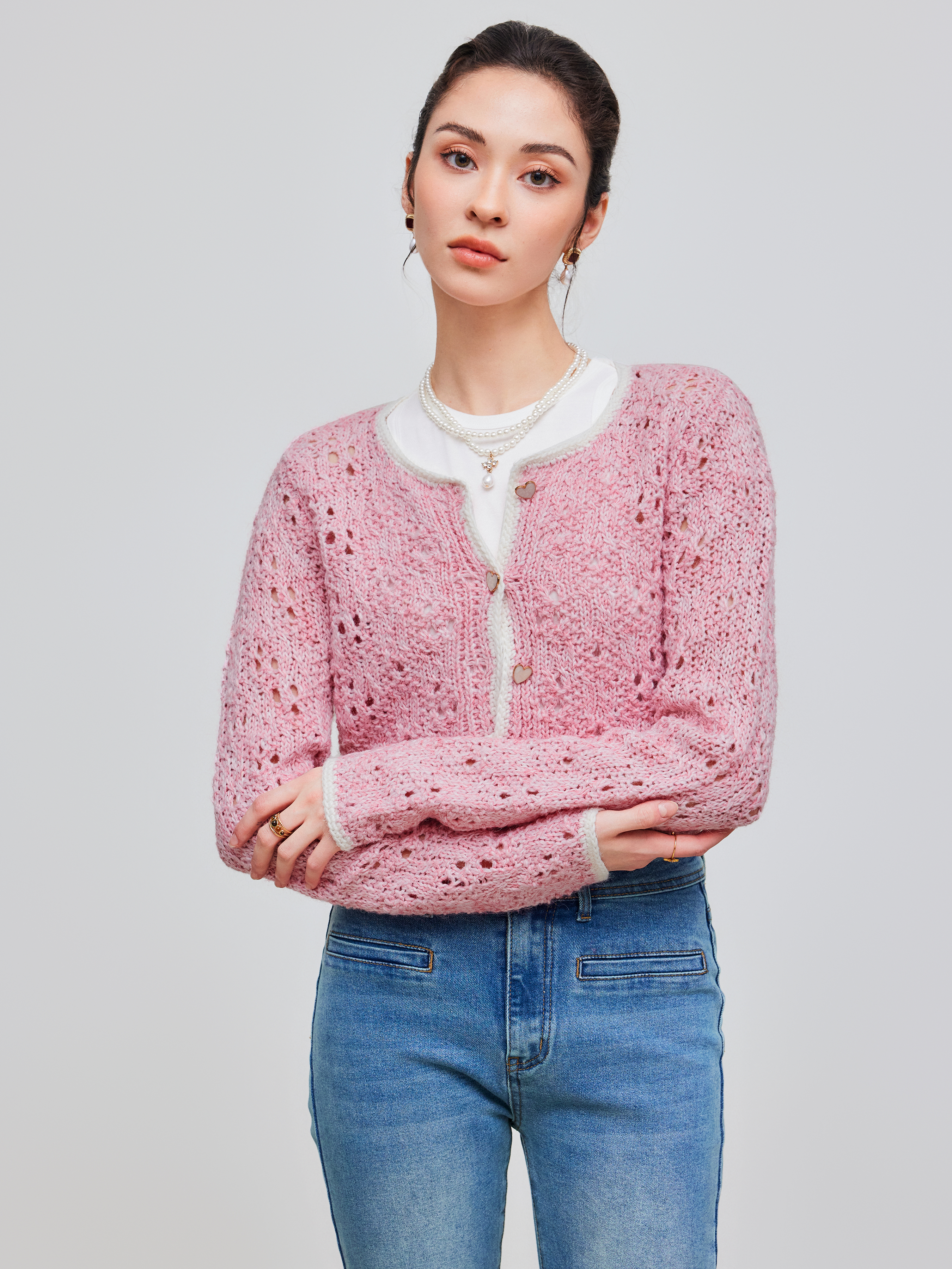 ★関税込★BADDIARY★Fury hooded knit cardigan★ ICE COTTON KNIT CARDIGAN – Shinzone