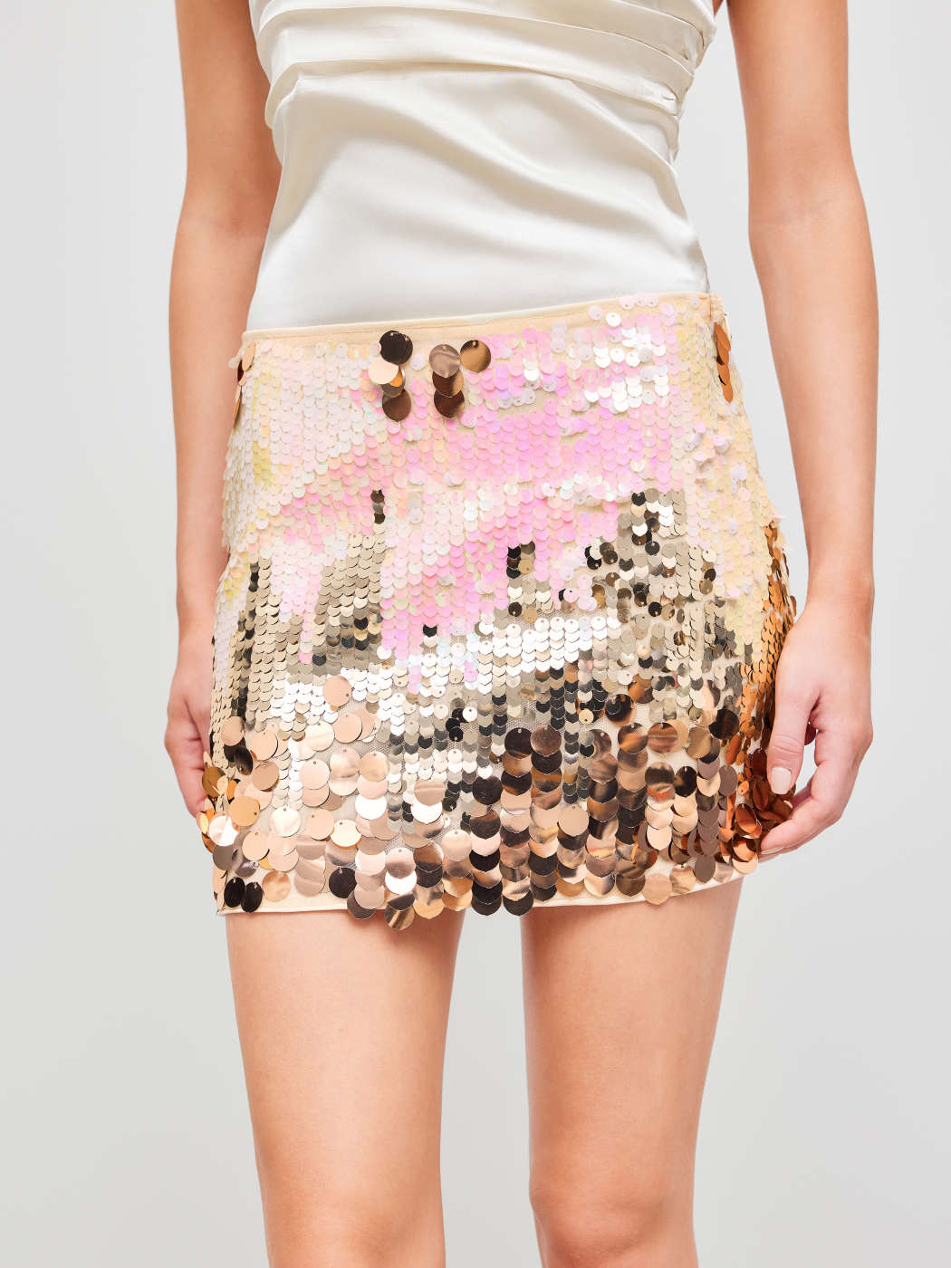 Skirt Sparkly Pink Shorts Lovskoo Women's Sequin Mini Skirt Sparkly High  Waist Bodycon Party