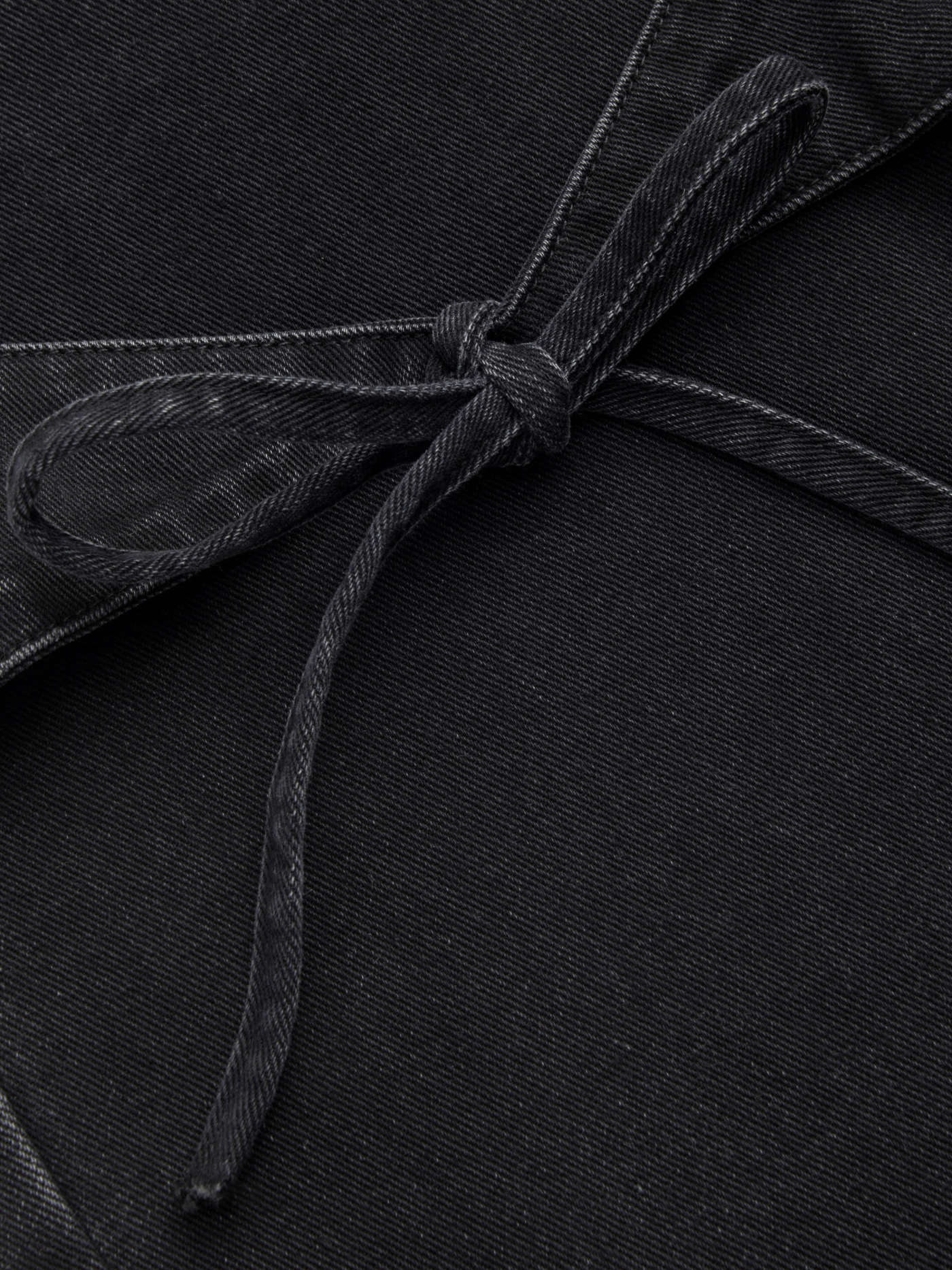 Bowknot Jeans City Chic Preppy Denim Cider Denim Low Rise Solid Bowknot Pocket Wide Leg Jeans For Daily Casual