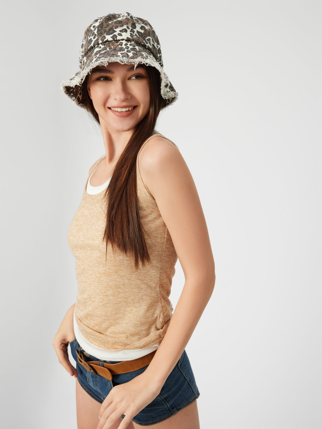 Leopard Print Bucket Hat