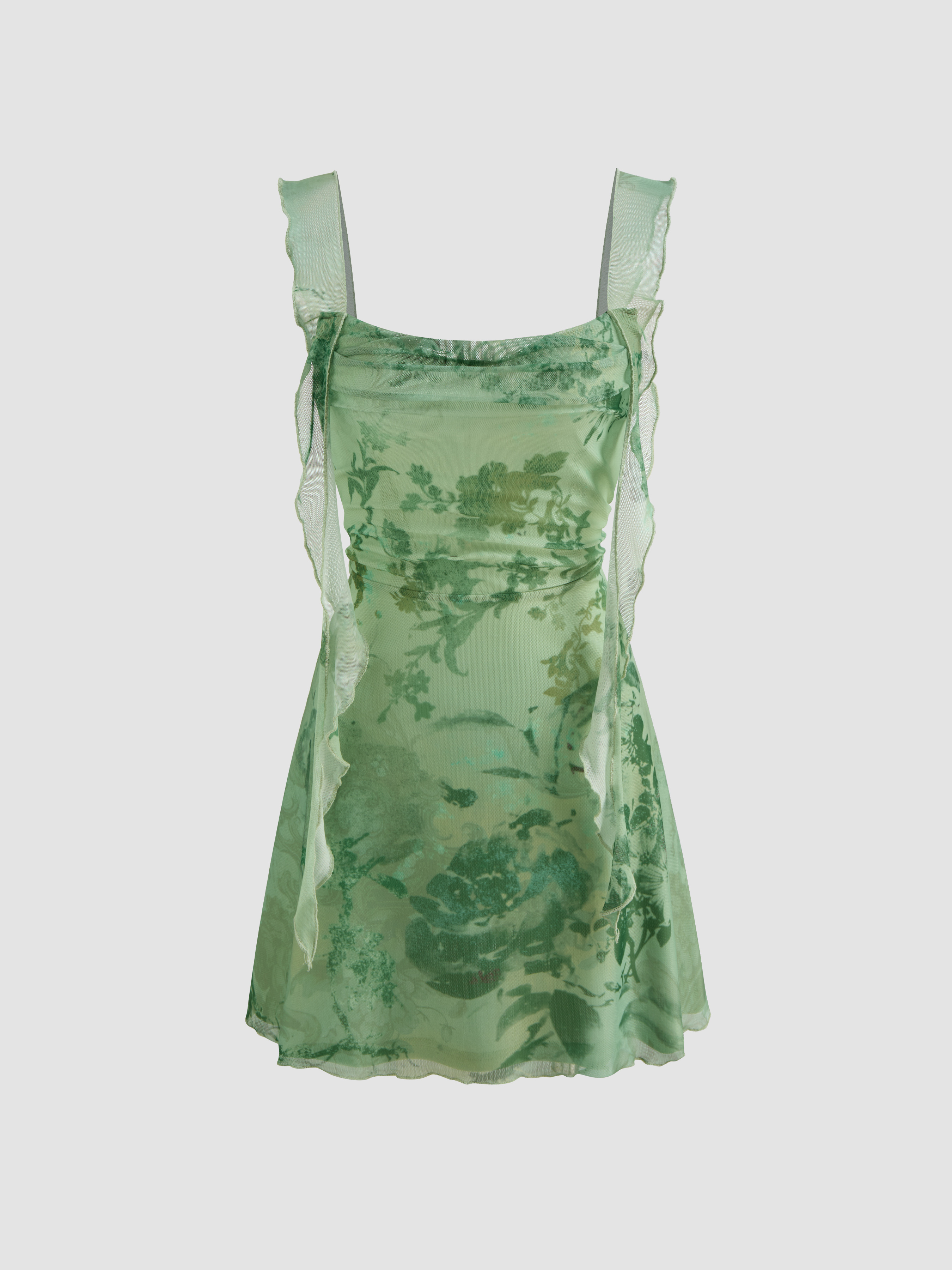 LCDC ♥ KAT PRINT MINI DRESS /追跡付 KAT PRINT MINI DRESS (WHITE)