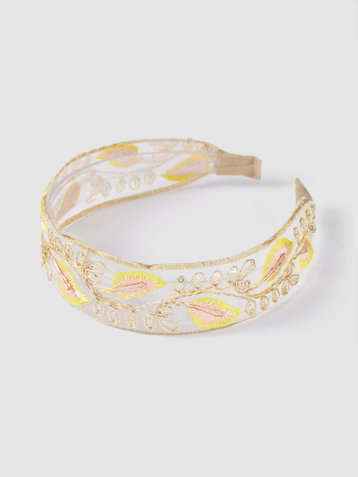 SEQUIN EMBROIDERED HEADBAND