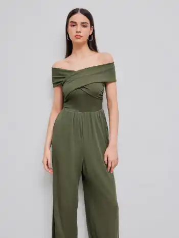 Schulterfreier Criss Cross Overall