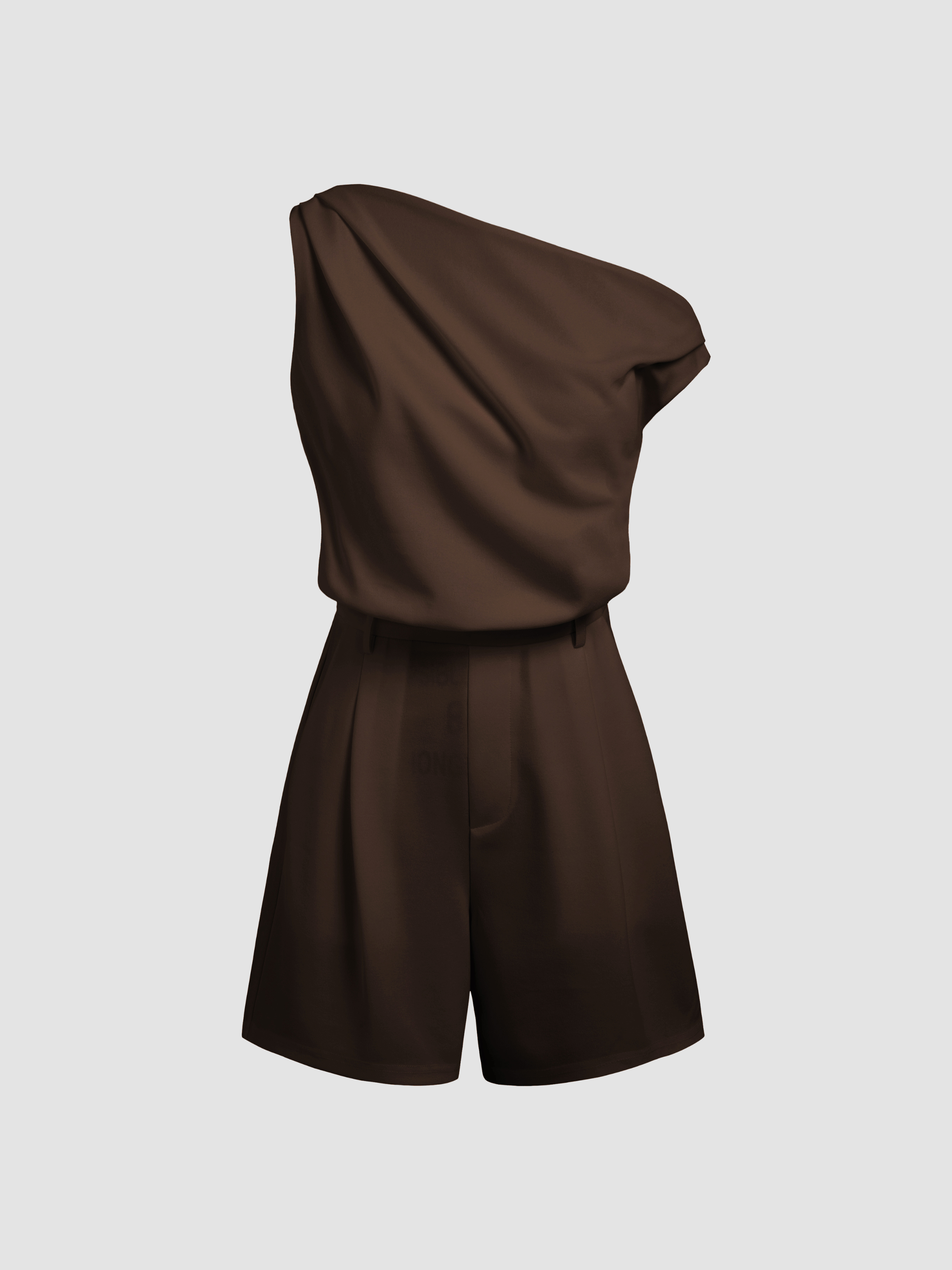 Solid Shirt Dress With Tie - Cider Solid Shirt Dress With Tie - Cider