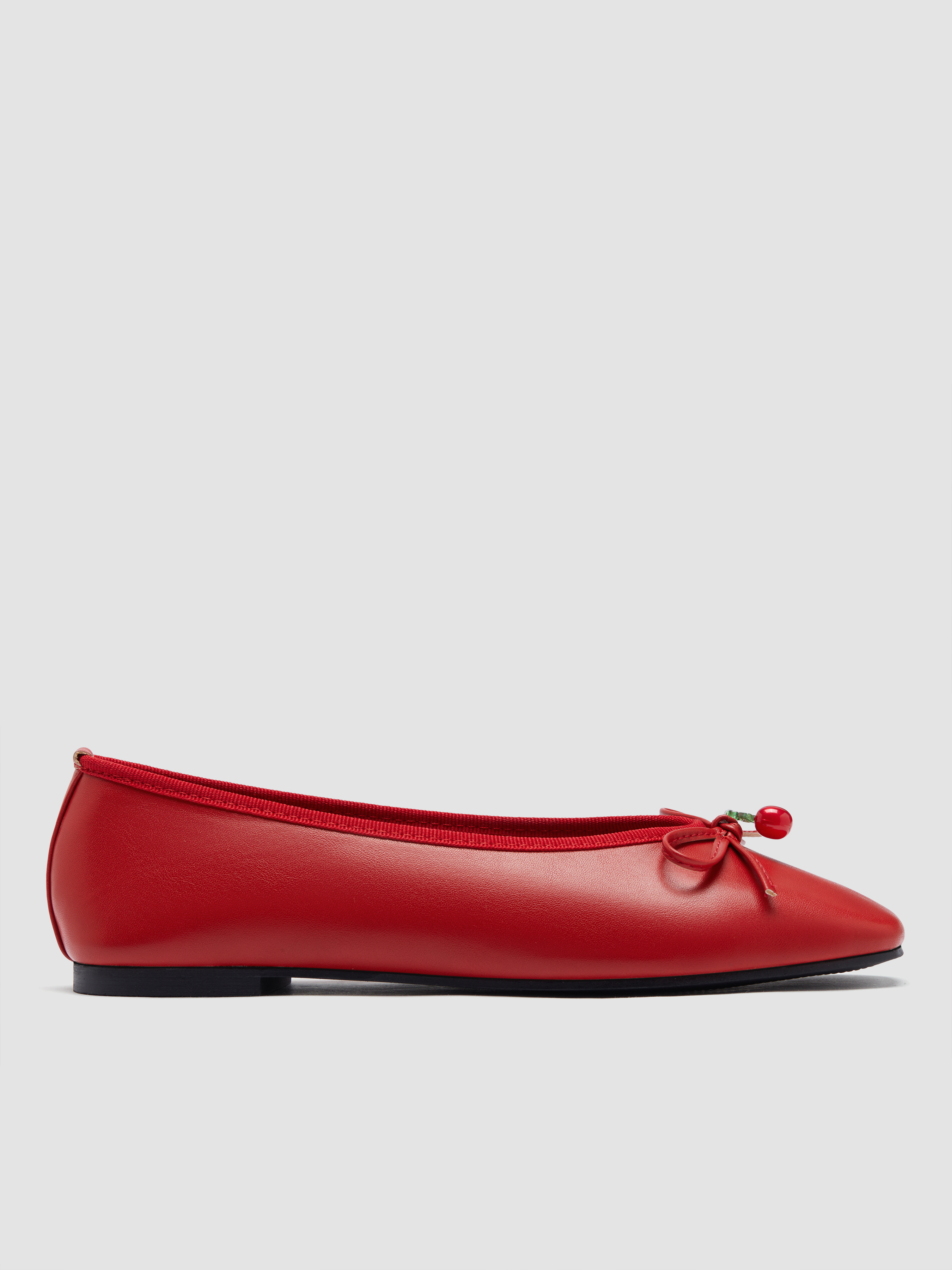 【7/5まで値下げ】CherryPatterned MaryJane Flats CHERRY BOWKNOT MARY JANE FLATS For Picnic