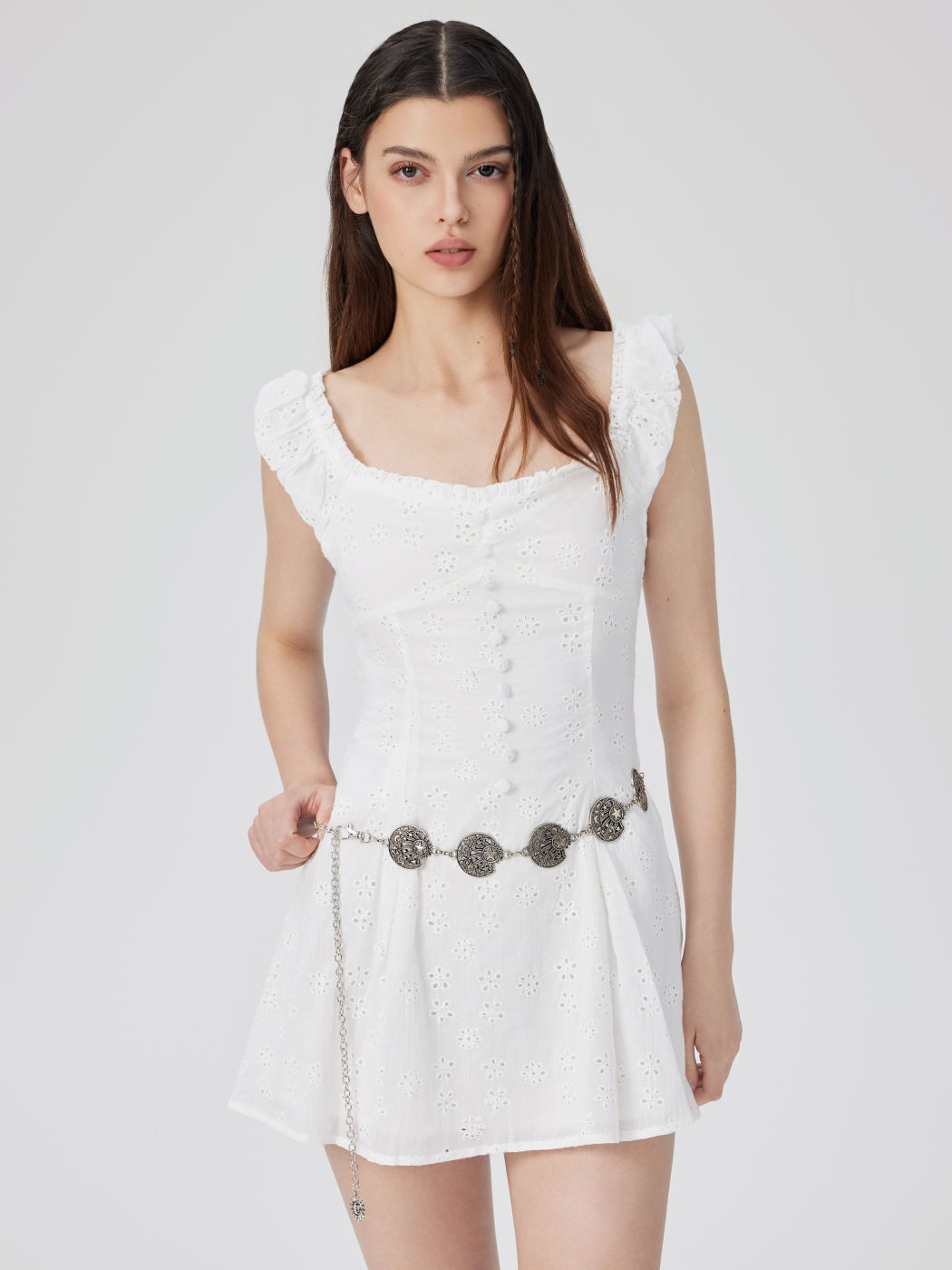 MOON & STAR ENGRAVED WAIST BELT