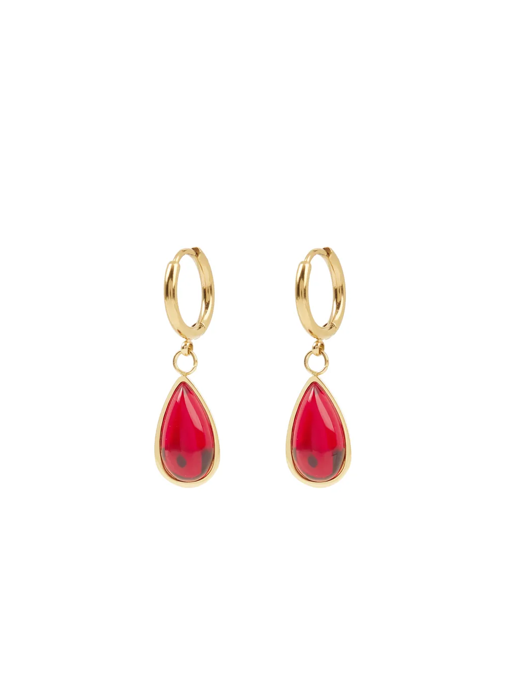 BIRTHSTONE WATER DROP EARRINGS