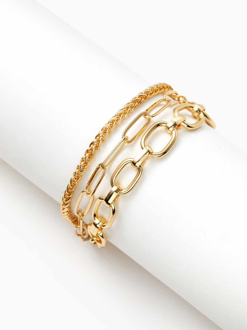 MULTI-LAYERED CHUNKY CHAIN BRACELET