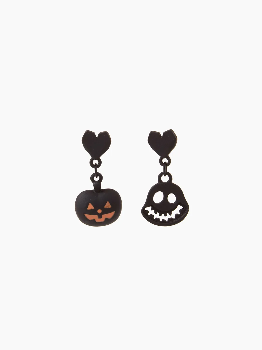 PUMPKIN & HEART DROP EARRINGS