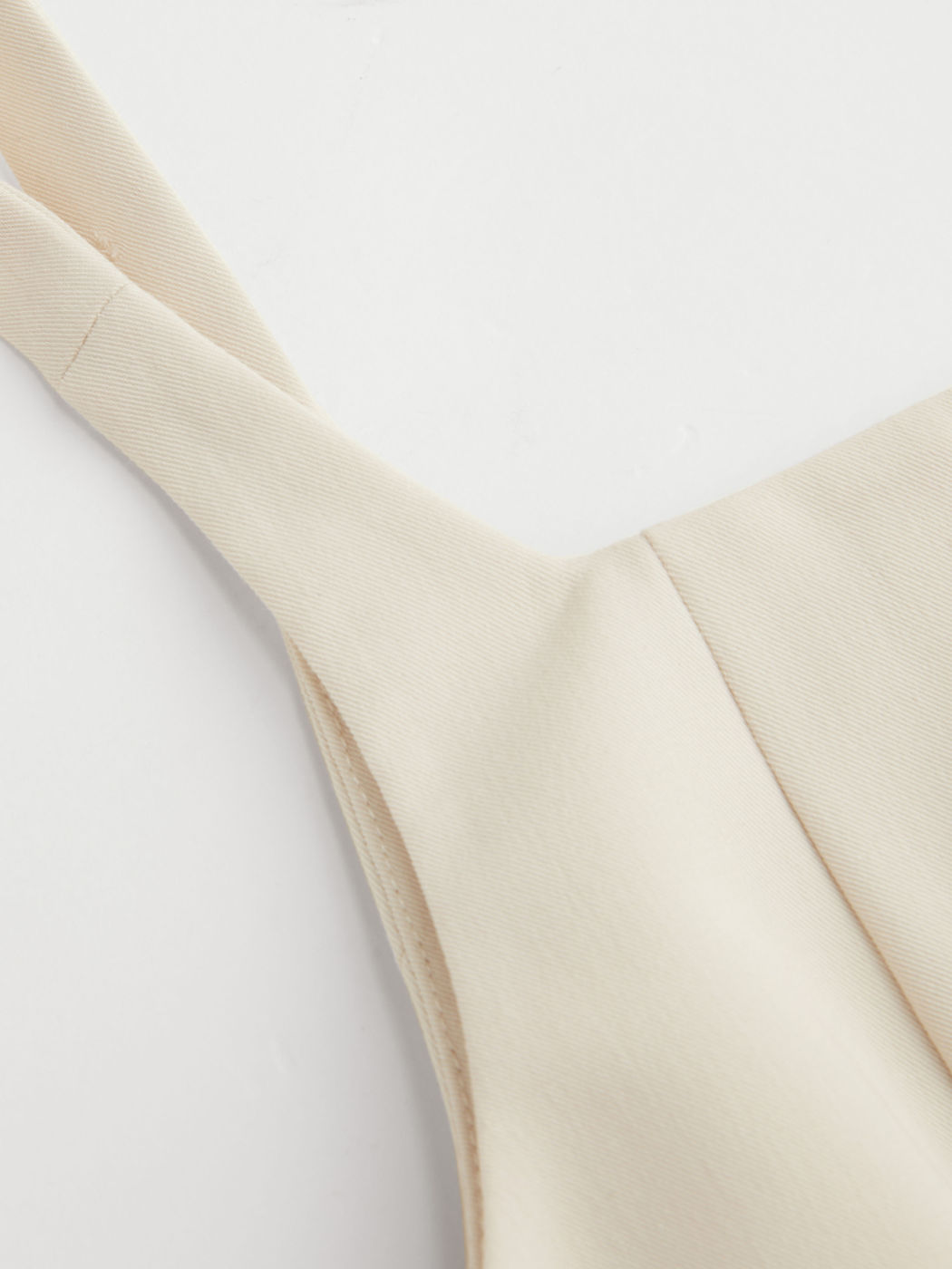 Square Neck Solid Button Vest