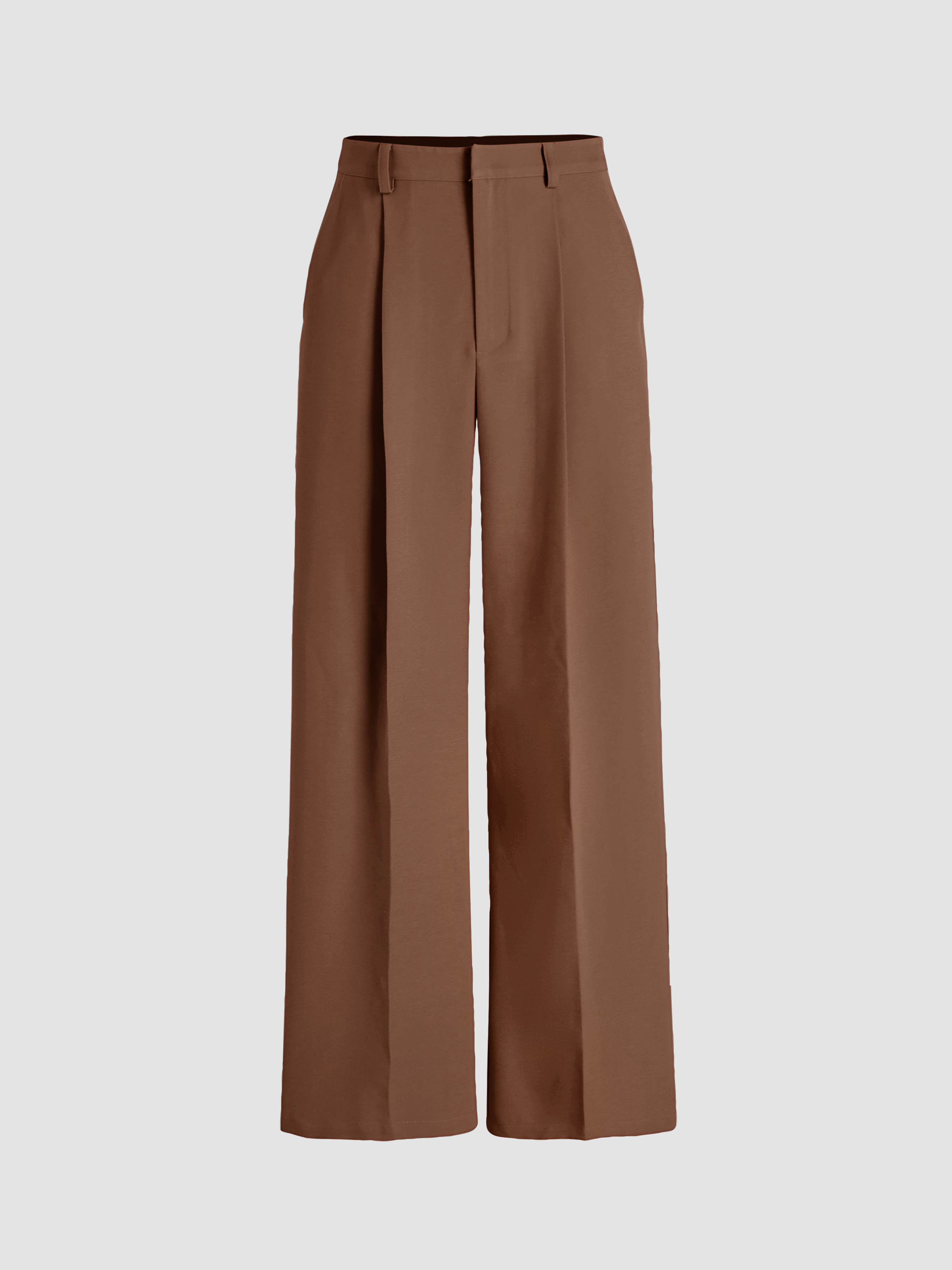 【COLOR iN ID】Petite pleated cotton pants Petite Cotton-Linen Pleated Wide-Leg Pants | Madewell