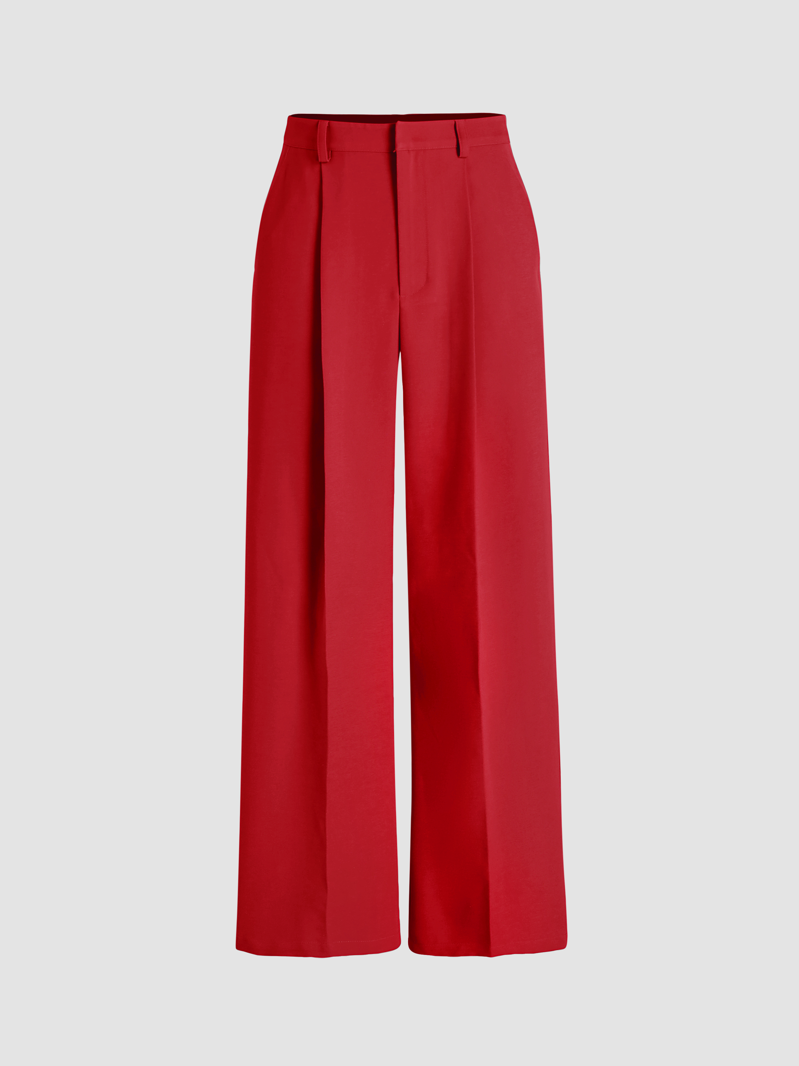 【COLOR iN ID】Petite pleated cotton pants bkk17489_tan_xl?$