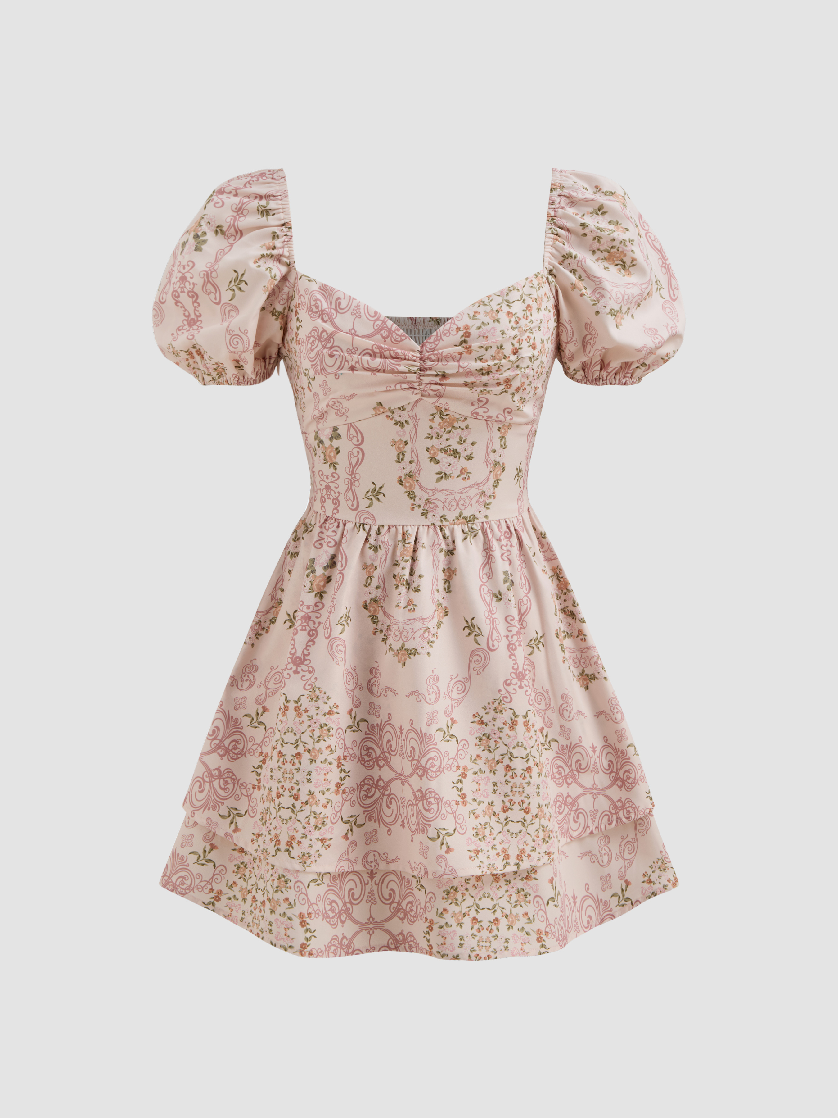 ワンピース Colette Puff-Sleeve Dress Colette Puff-Sleeve Dress