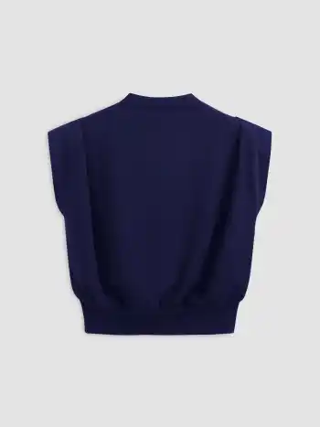 V-Ausschnitt Solid Gebundene Crop Top